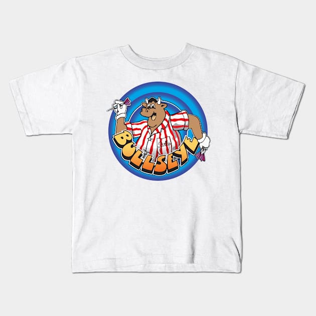 Retro Retro Bullseye Kids T-Shirt by Rebus28